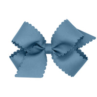 Fall/Holiday Medium Scallop Edge Bow