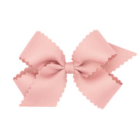 Fall/Holiday Medium Scallop Edge Bow