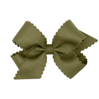 Fall/Holiday Medium Scallop Edge Bow