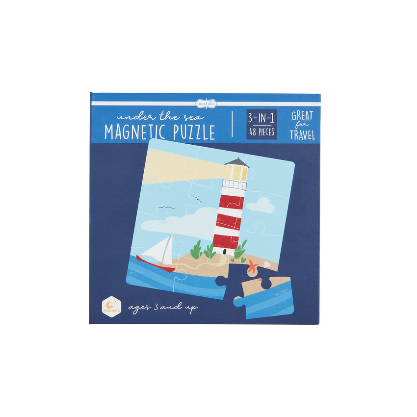 Blue Under the Sea Magnetic Puzzle Set