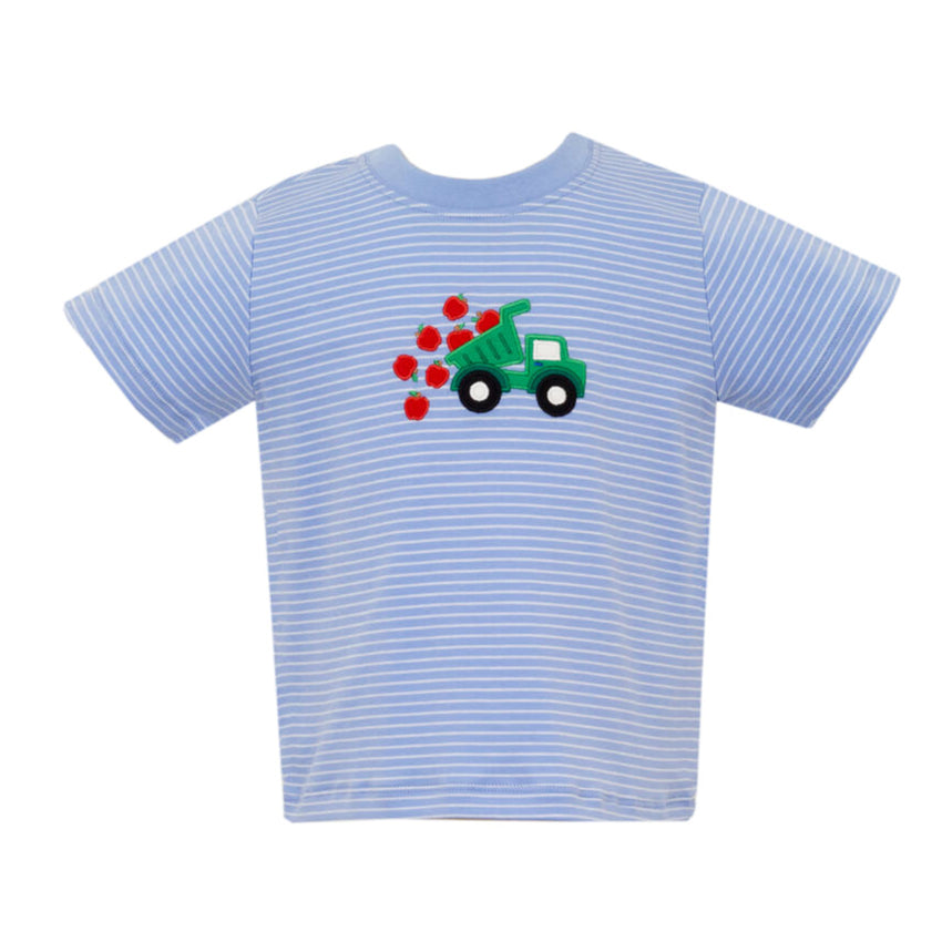 Apple Periwinkle Blue Stripe Knit T-Shirt