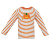 Trick or Treat Orange and White T-Shirt