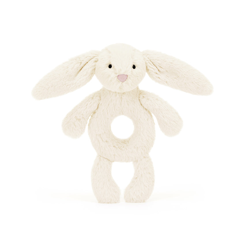 Bashful Cream Bunny Rattle