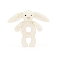 Bashful Cream Bunny Rattle