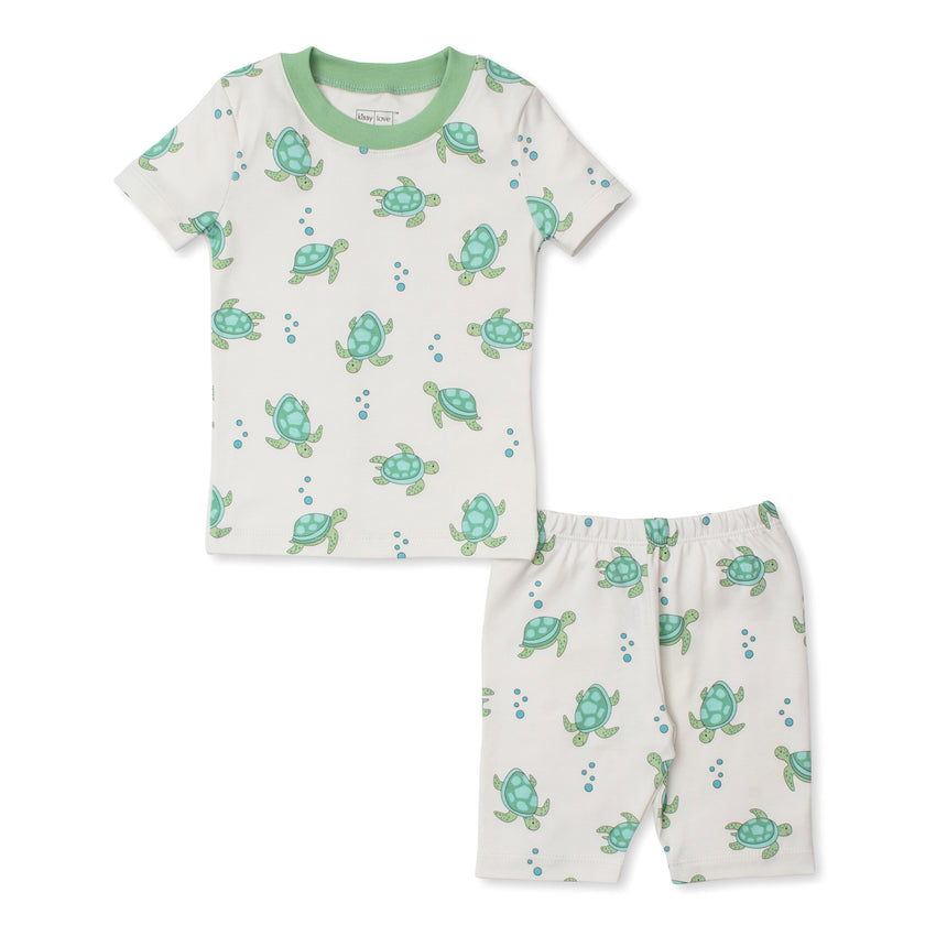 Playful Turtles Short Pajamas