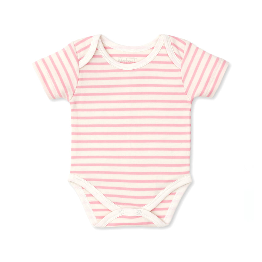 Stripe Bodysuit in Pink