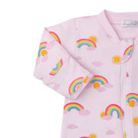 Sun Rainbow Zipper Footie