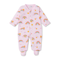 Sun Rainbow Zipper Footie