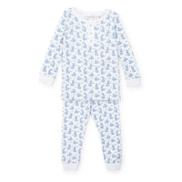 Jack Bunny Hop Blue Pajamas