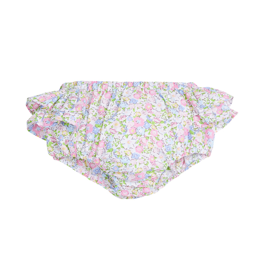 Cheekwood Floral Ruffled Diaper Cover