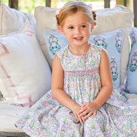 Cheekwood Floral Smocked Dress