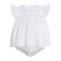 Cheekwood Floral Ruffled Diaper Cover