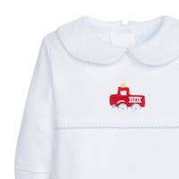 Fire Truck Crochet Playsuit