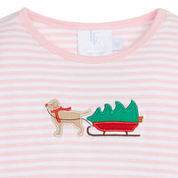 Holiday Lab Applique T-Shirt Dress