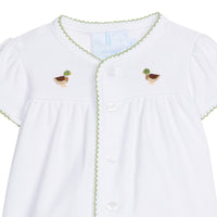 Mallard Pinpoint Layette Knit Set