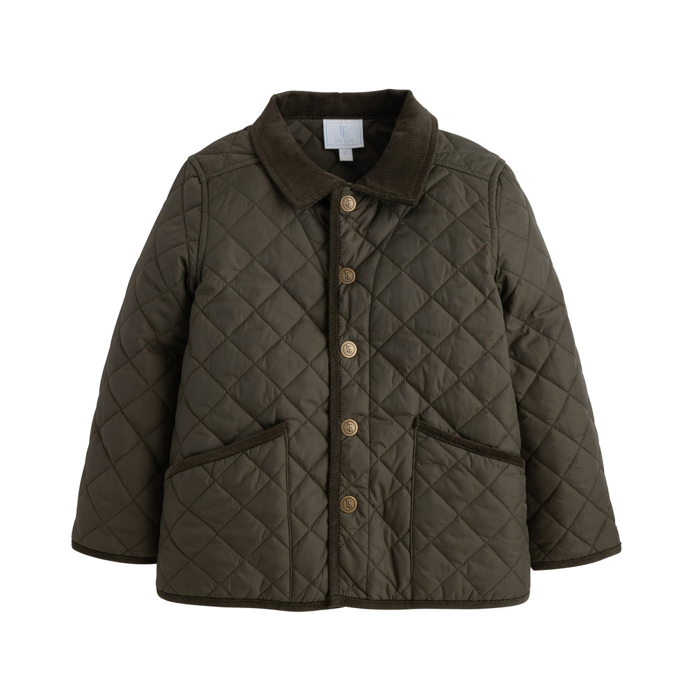 Olive Classic Quilted Jacket