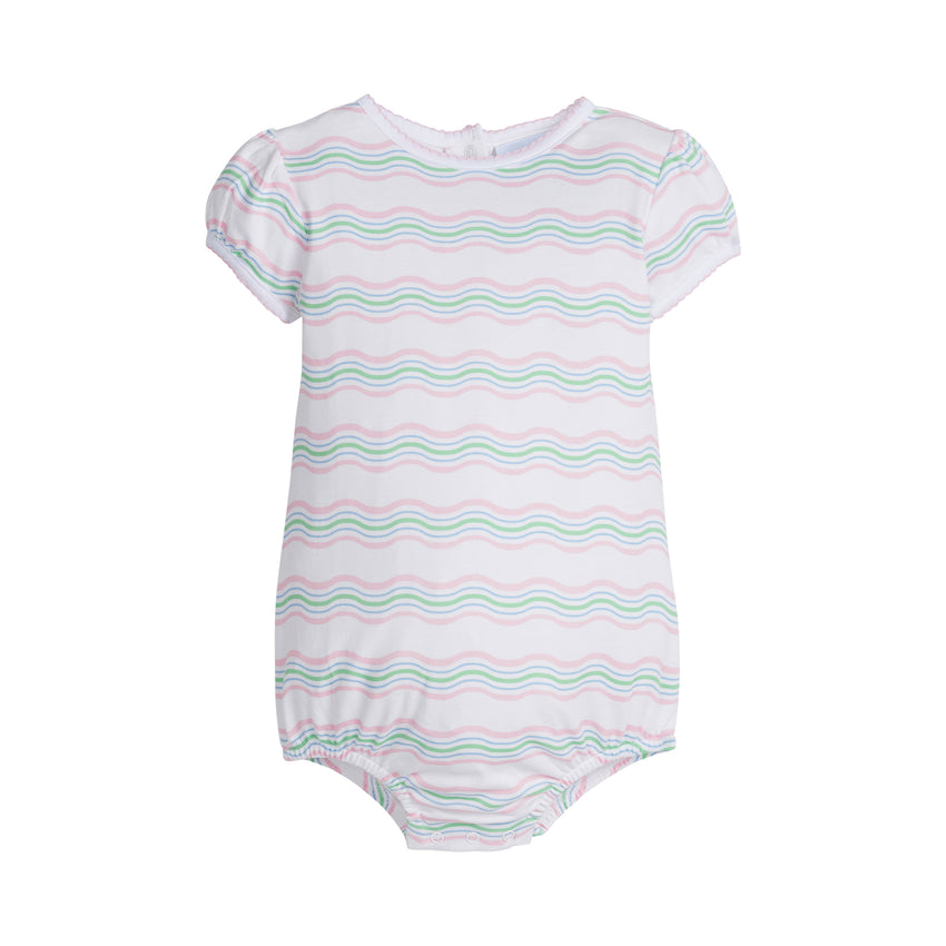 Squiggle Stripe Printed Bubble