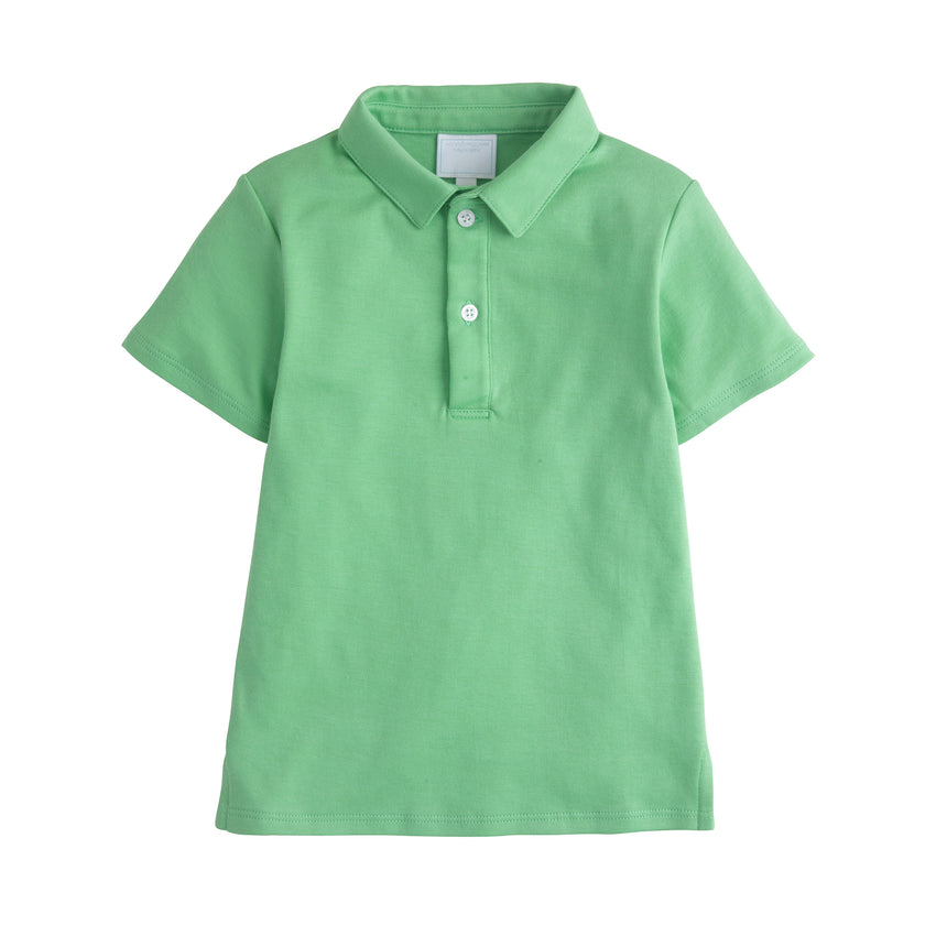 Green Short Sleeve Polo