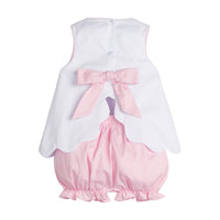 Embroidered Bow Back Bloomer Tennis Set