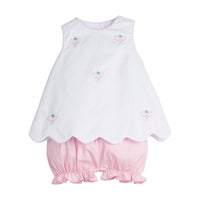 Embroidered Bow Back Bloomer Tennis Set