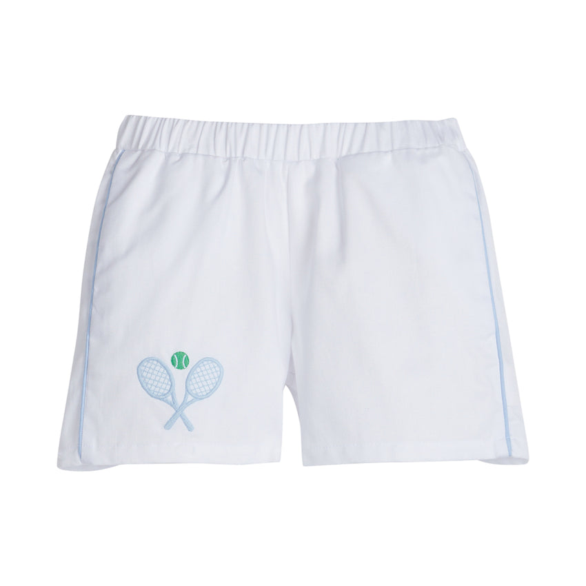 Applique Tennis Court Shorts