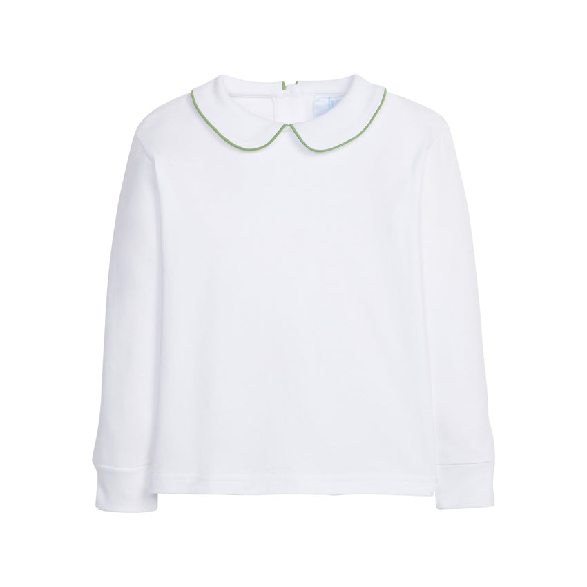 Watercress Piped Peter Pan Shirt