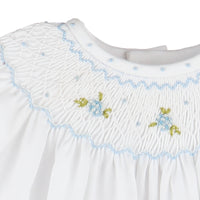 Classic Embroidery Feston Bubble Blue