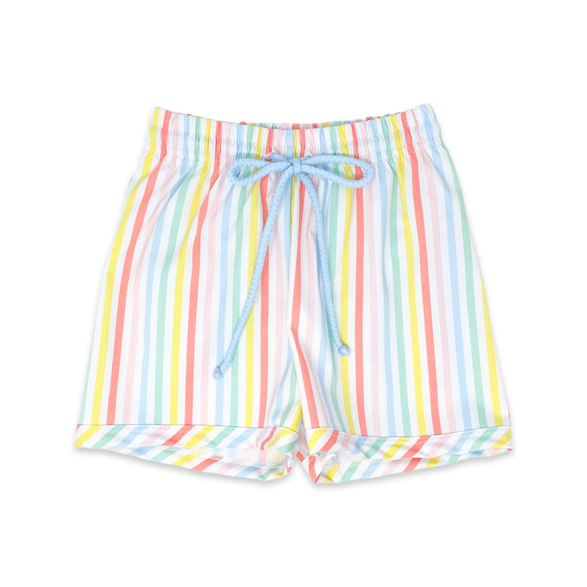 Barnes Rainbow Stripe Boys Swim