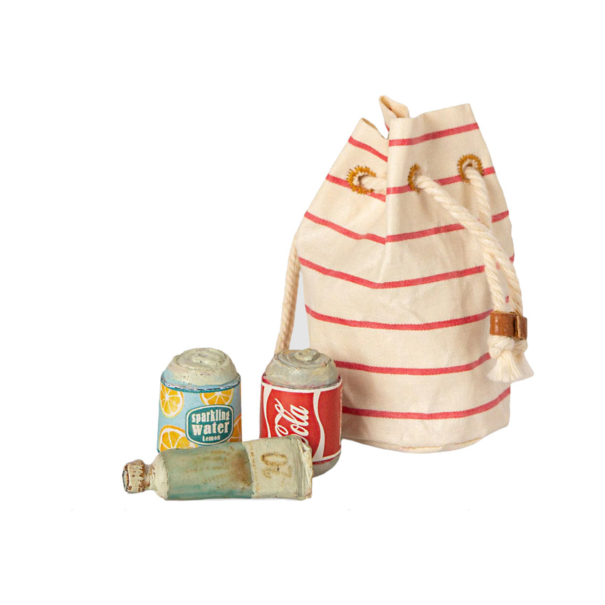 Bag with Beach Essentials