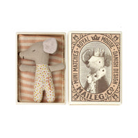 Mouse Sleepy Wakey Baby Matchbook Rose