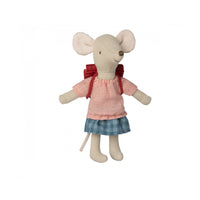 Tricycle Mouse Big Sister with Bag Red