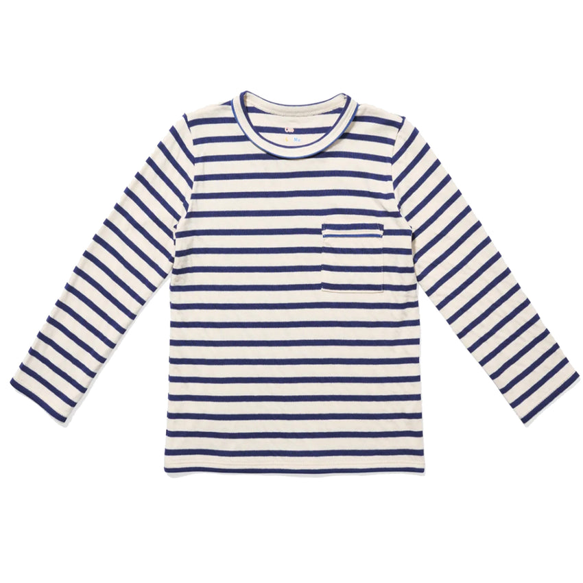 Edward T-Shirt Navy Stripe