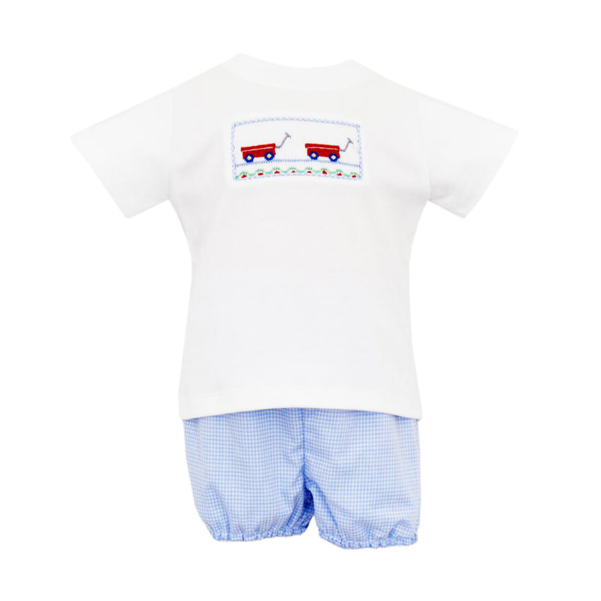 Red Wagon Banded Short Set