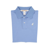 Prim and Proper Beale Street Blue Polo