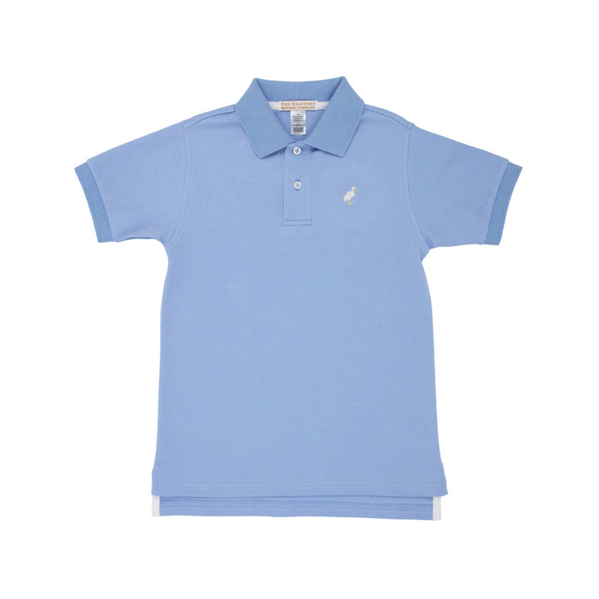 Prim and Proper Beale Street Blue Polo