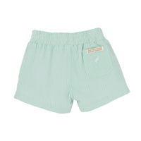 Grace Bay Green Seersucker Sheffield Shorts