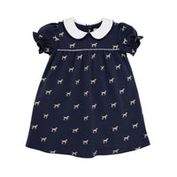 All the Ruff Ruffs Navy Pima Dress