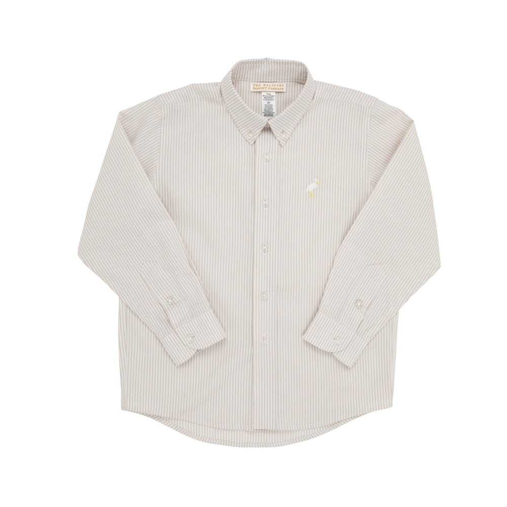 Deans List Khaki Oxford Dress Shirt