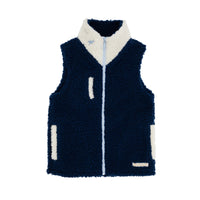 Van Camp Navy Sherpa Vest