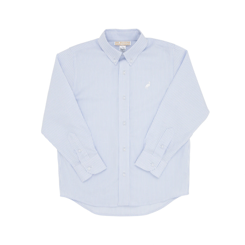 Deans List Blue Oxford Dress Shirt