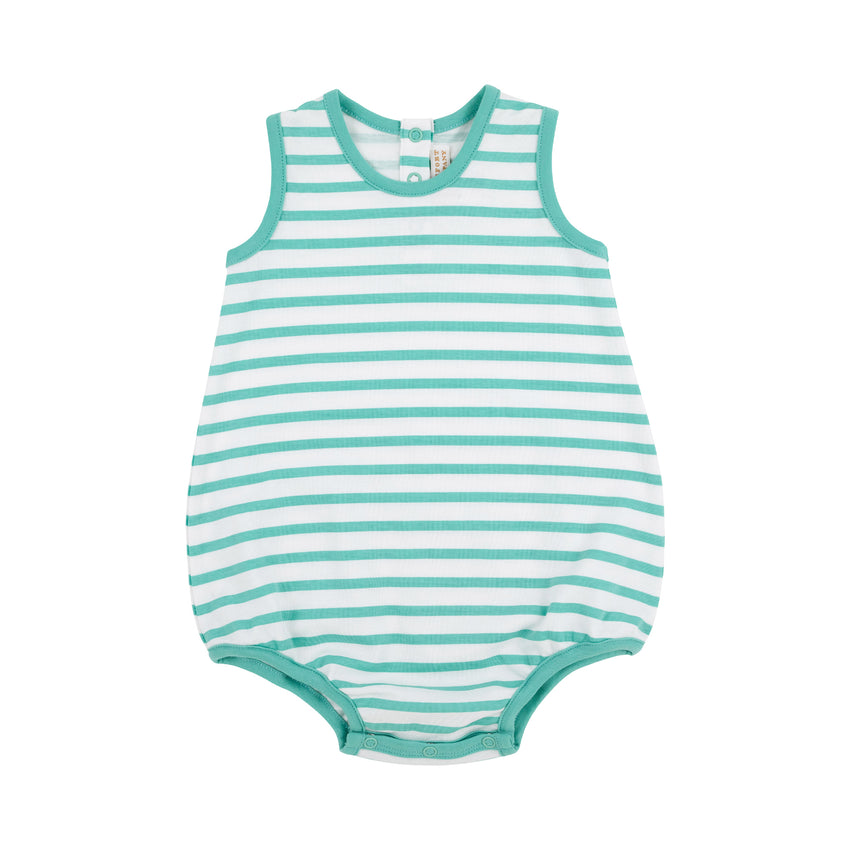 Turks Teal Stripe Patton Play Bubble