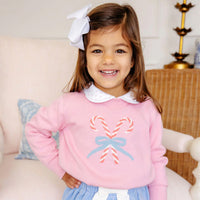 Isabelle's Candy Cane Intarsia Sweater