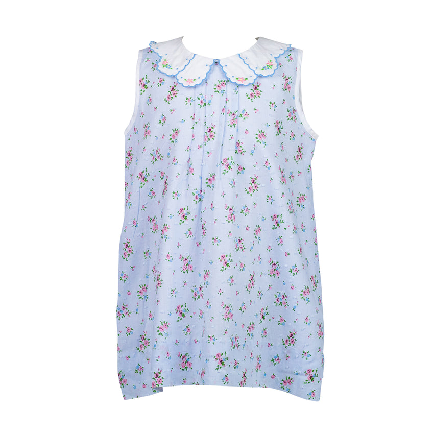 Bea Floral Swiss Dot Dress