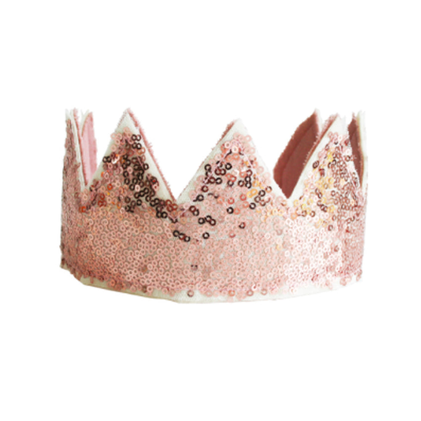 Rose Gold Sequin Crown