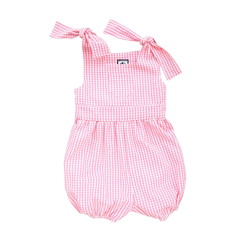 Pink sales gingham romper