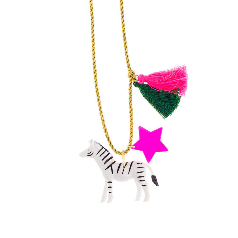 Zoe the Zebra Necklace