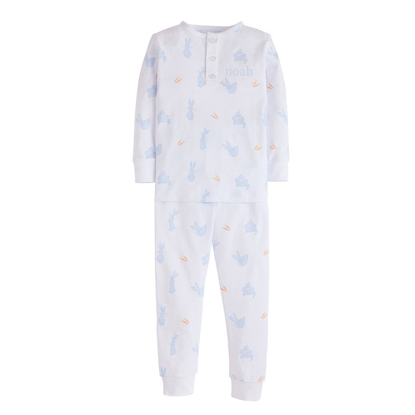 Blue Bunny Printed Boys Jammies