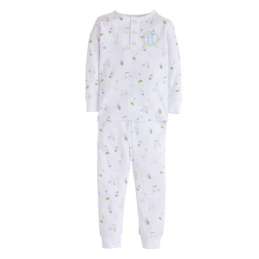 Golf Printed Boys Jammies