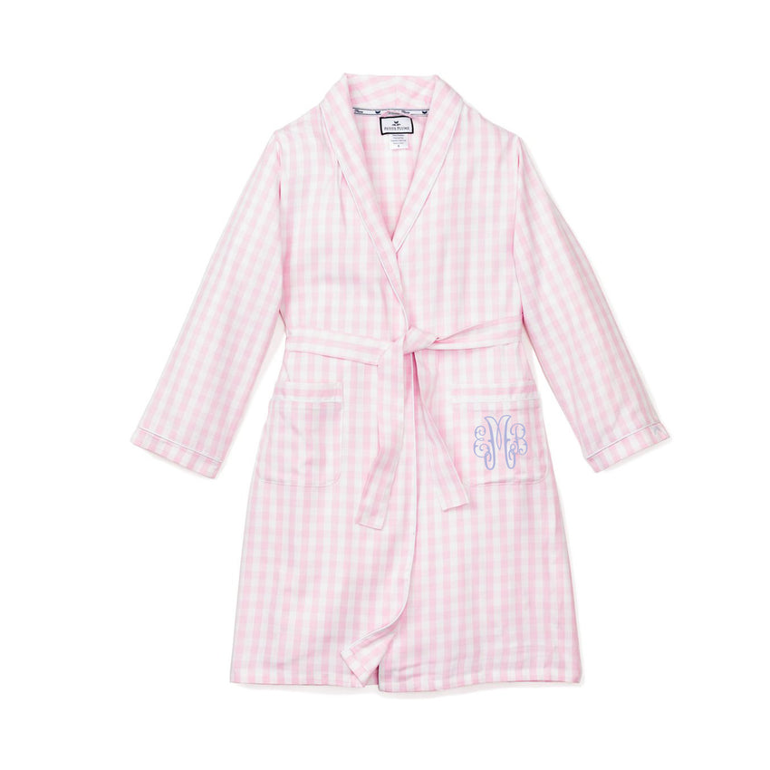 Pink Gingham Robe