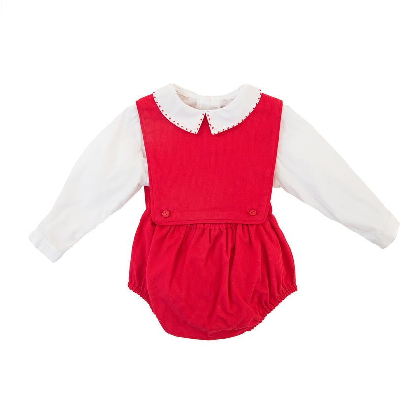 Boy's Red Overall